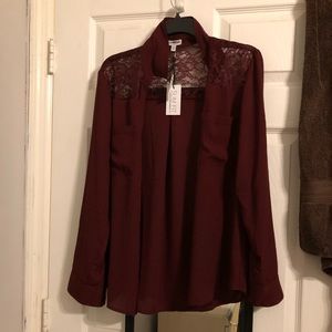 Express Slim Fit Button Up